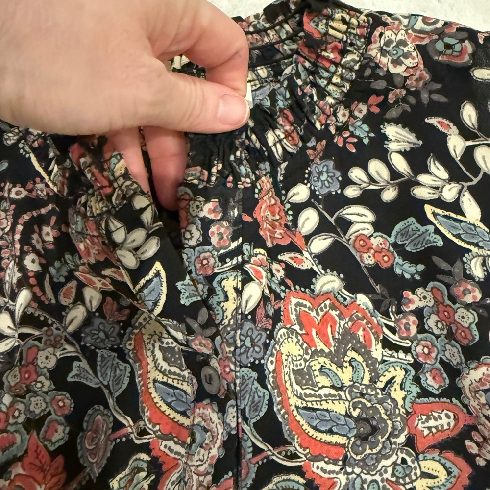 Braeve Sleeveless Floral Top Medium Lightweight Boho Casual Summer sleeveless - Picture 6 of 16